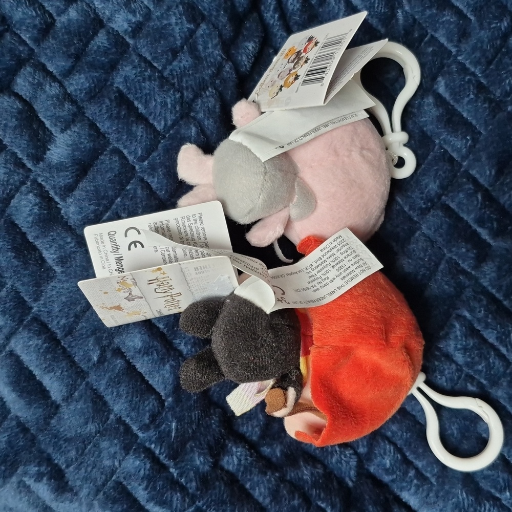 Harry Potter Ron Weasley & Dobby Plush Keychain Set, New With Tags - Picture 9 of 14
